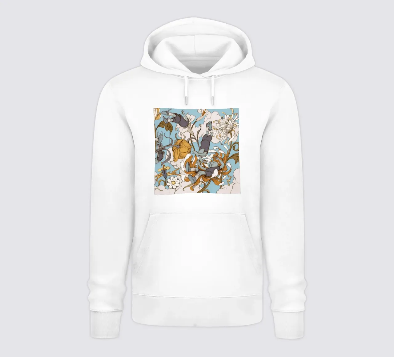 James Jean I figli dei fiori felpa con cappuccio da Kunzeworld
