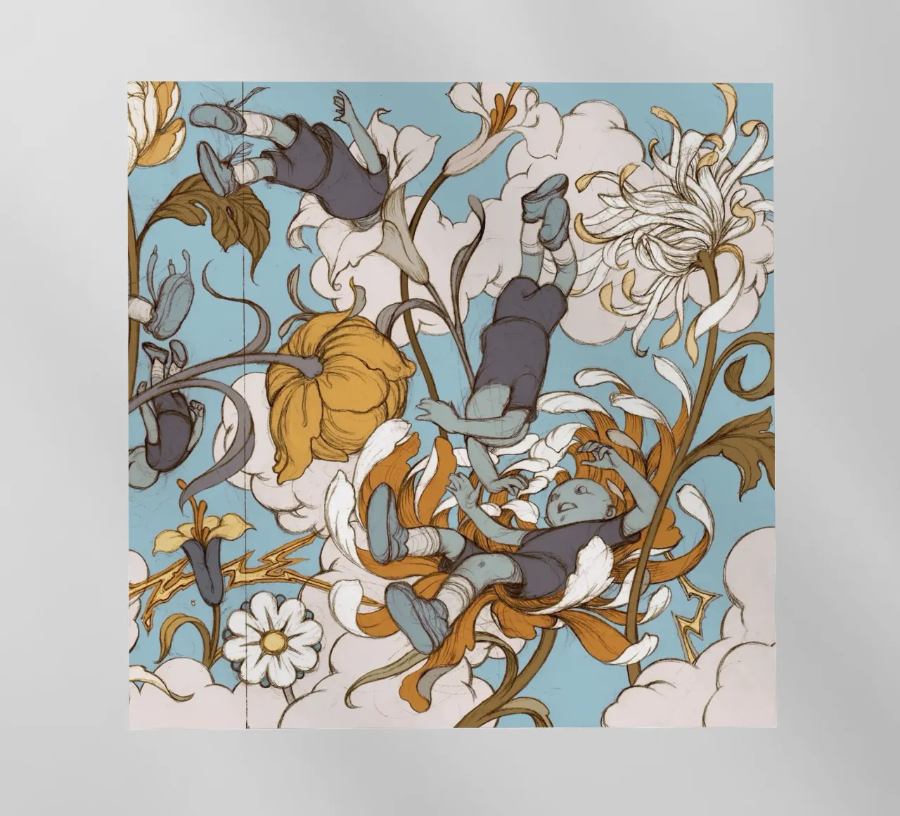 James Jean I figli dei fiori pellicola backlit da Kunzeworld