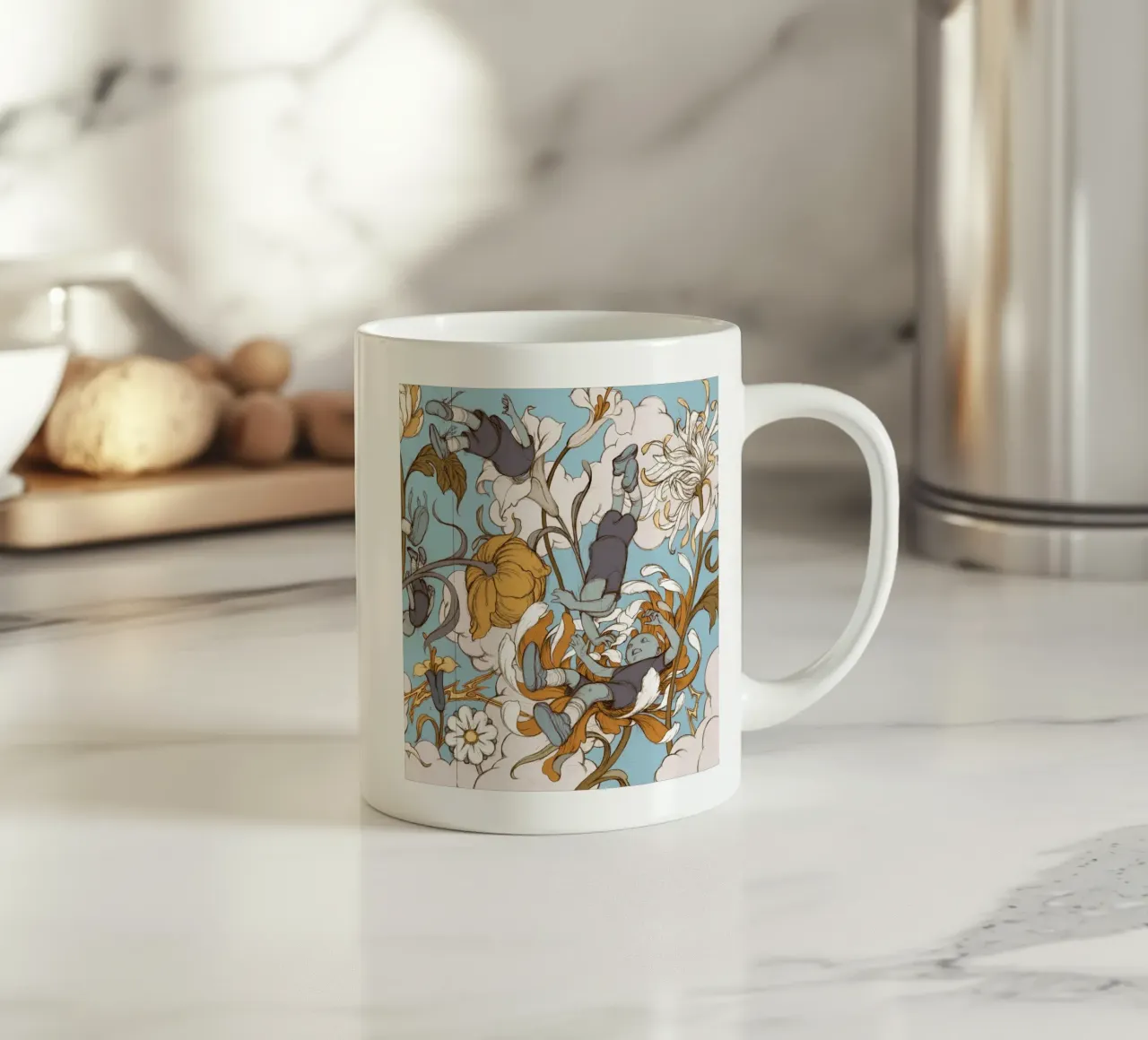 James Jean I figli dei fiori tazza in ceramica da Kunzeworld