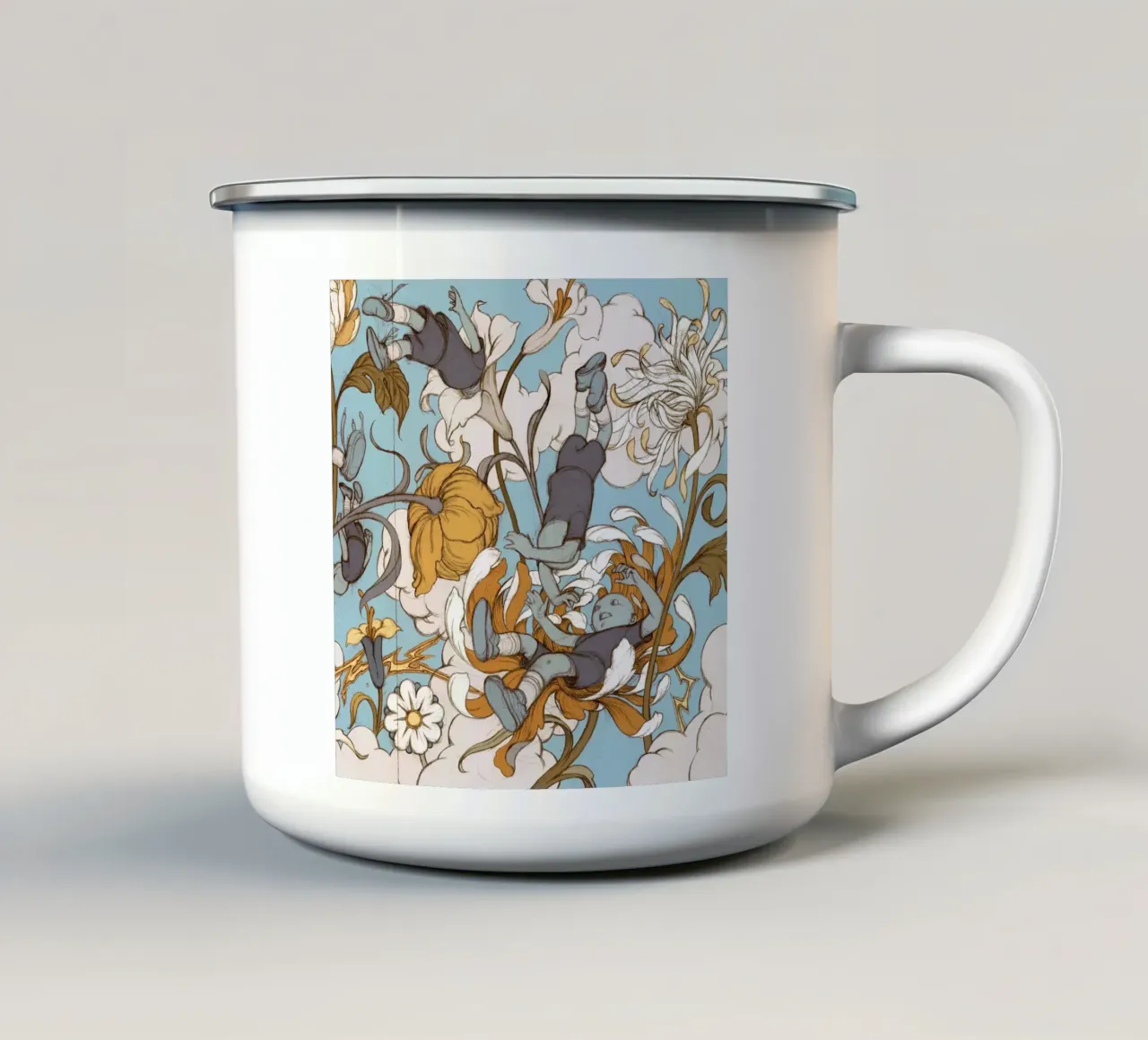 James Jean I figli dei fiori tazza in smalto da Kunzeworld