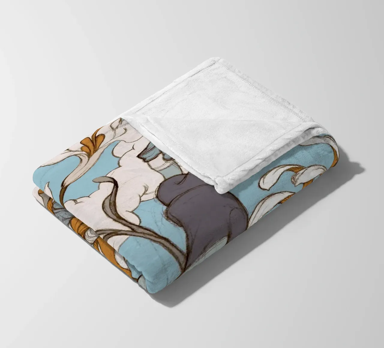 James Jean I figli dei fiori coperta in pile da Kunzeworld