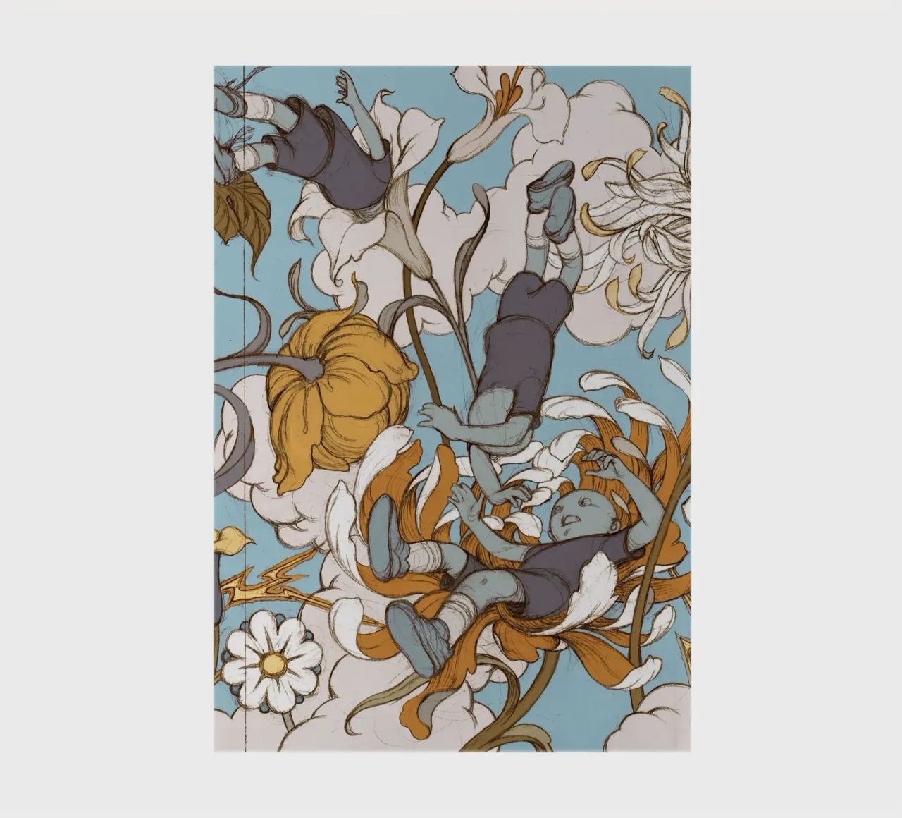 James Jean Die Blumenkinder Notizbuch von Kunzeworld