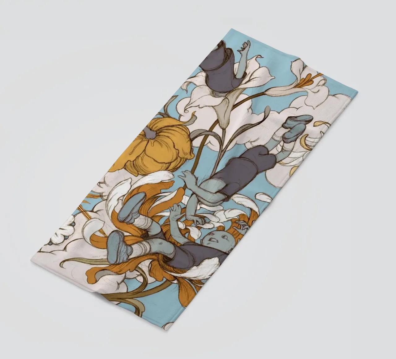 James Jean I figli dei fiori telo mare da Kunzeworld