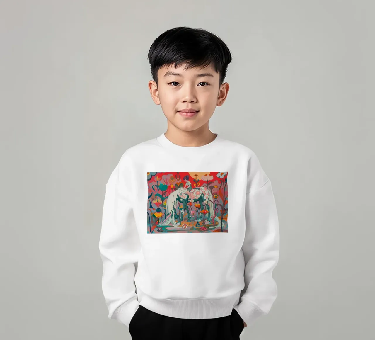 James Jean Traveller felpa bambino da Kunzeworld