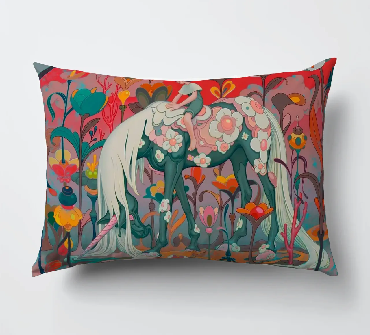 James Jean Traveller cuscino da Kunzeworld