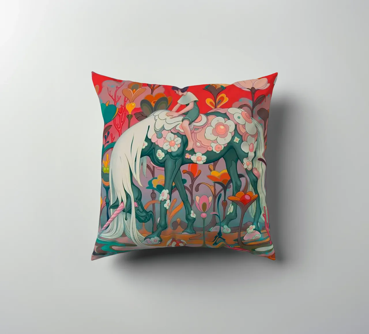 James Jean Traveller cuscino da Kunzeworld