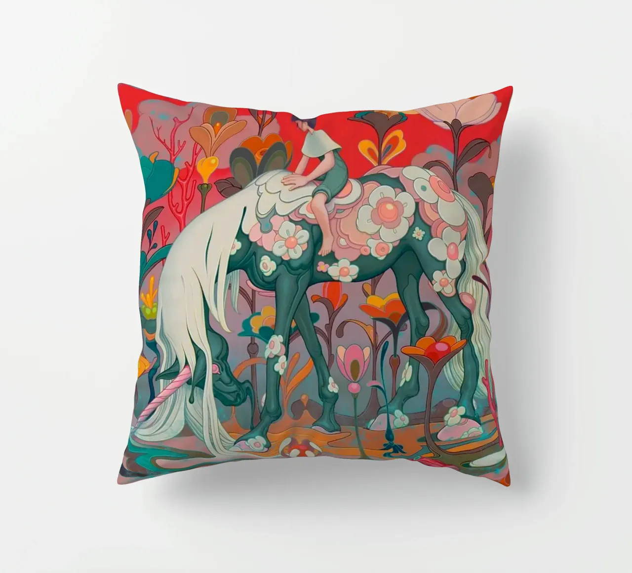 James Jean Traveller cuscino da Kunzeworld