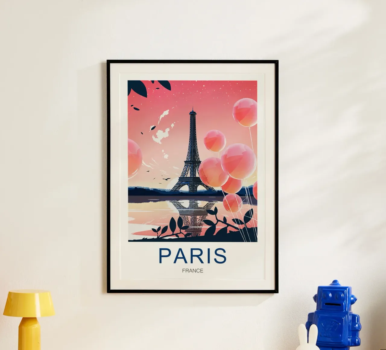 Stampa di viaggio su Parigi - Torre Eiffel poster da Liliestudio