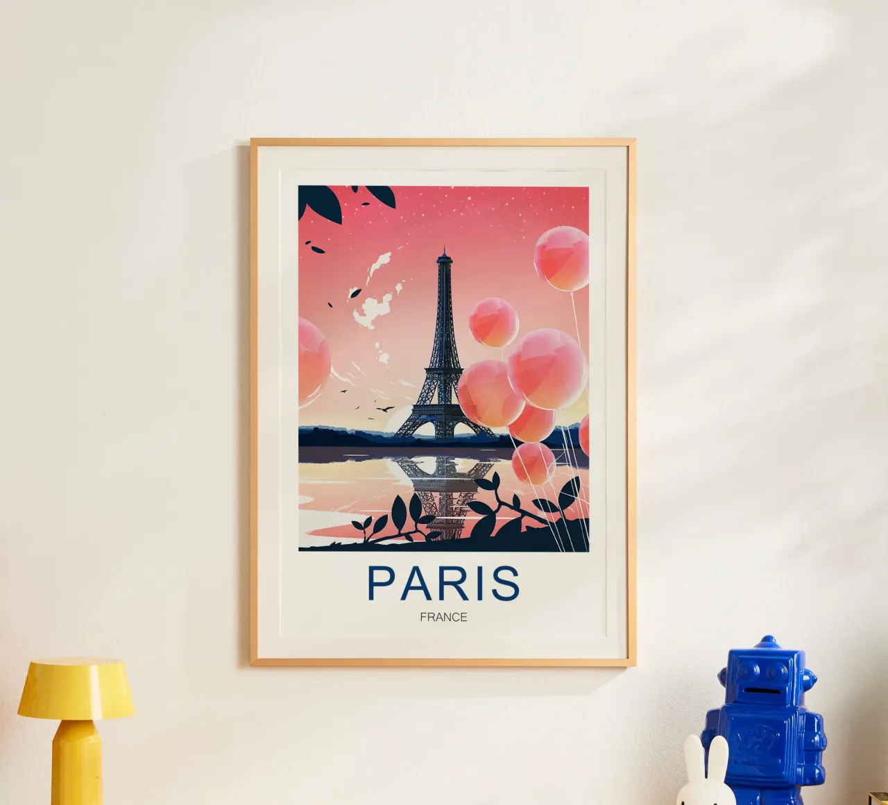 Stampa di viaggio su Parigi - Torre Eiffel poster da Liliestudio