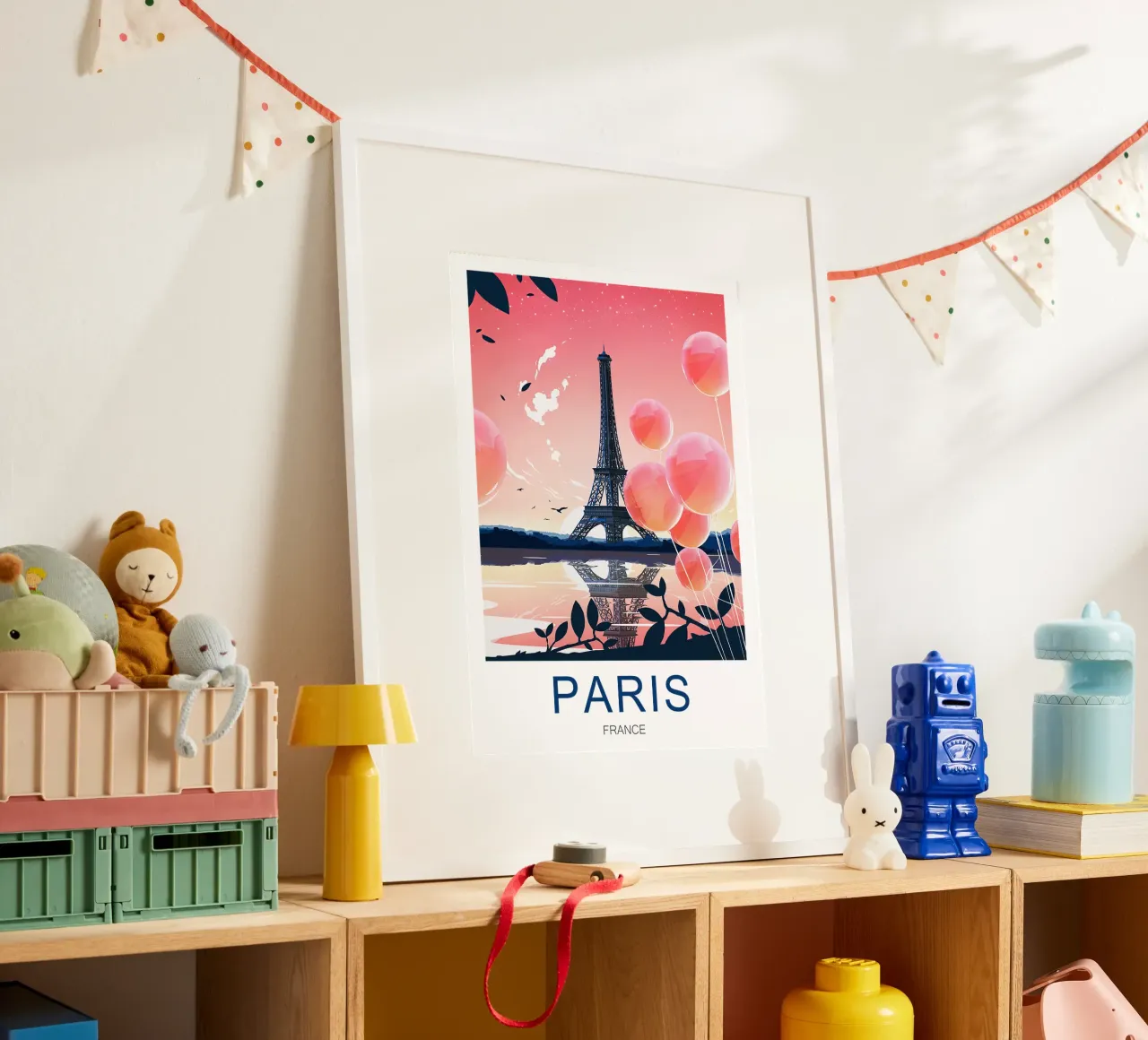 Stampa di viaggio su Parigi - Torre Eiffel poster da Liliestudio