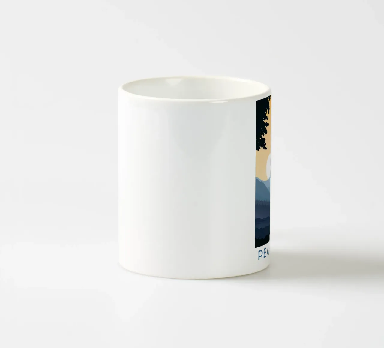 Peak District Reiseführer - National Park Keramik Tasse von Liliestudio