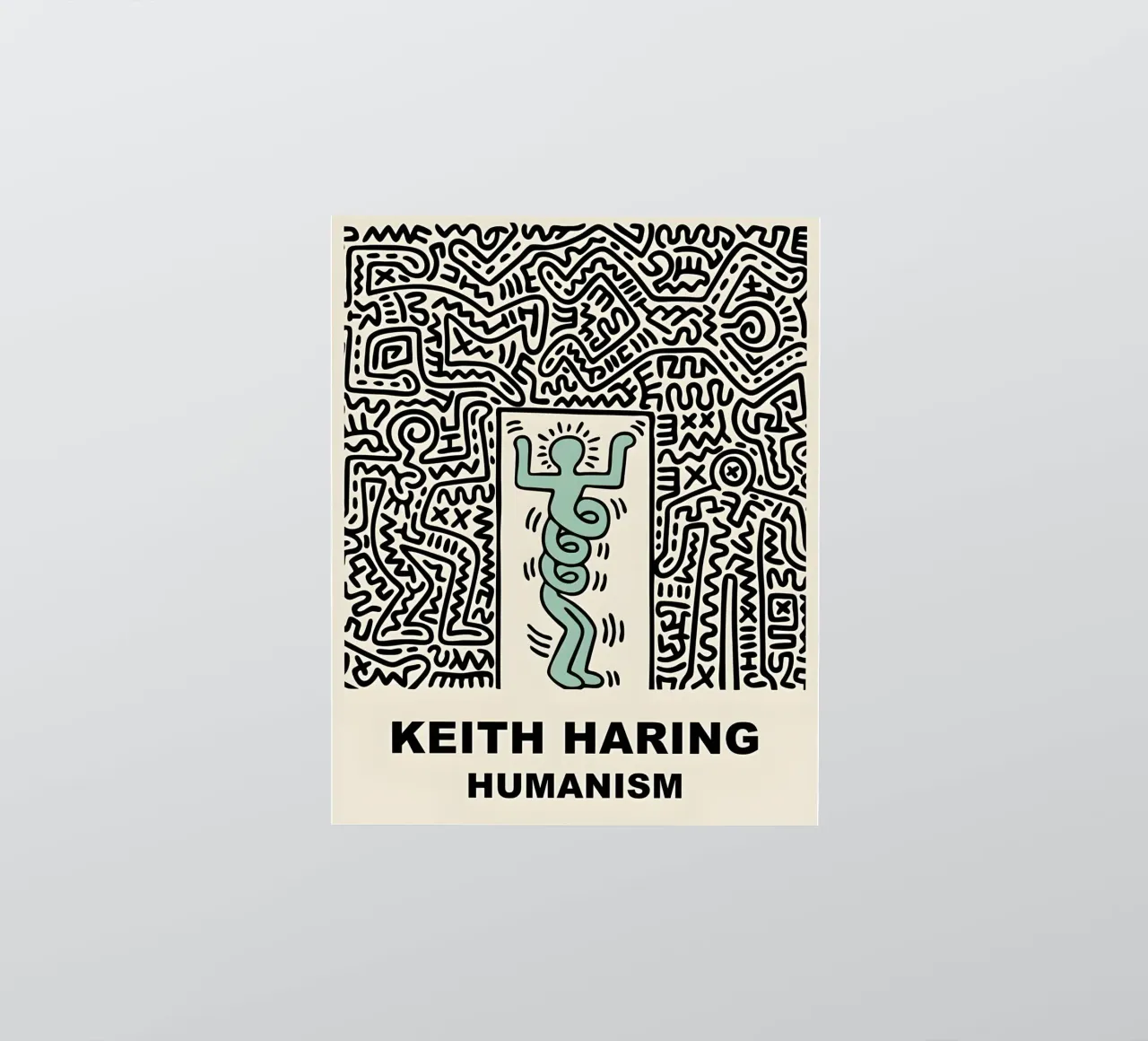 KH - Humanismus Sticker von SRI WEDARI GALLERY
