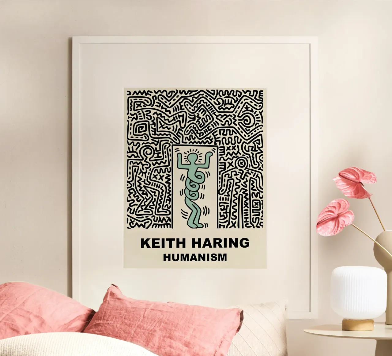 KH - Umanesimo poster con telaio in plastica da SRI WEDARI GALLERY