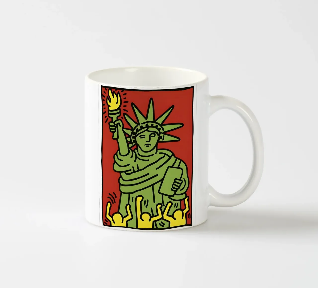 KH - Libertà tazza in ceramica da SRI WEDARI GALLERY
