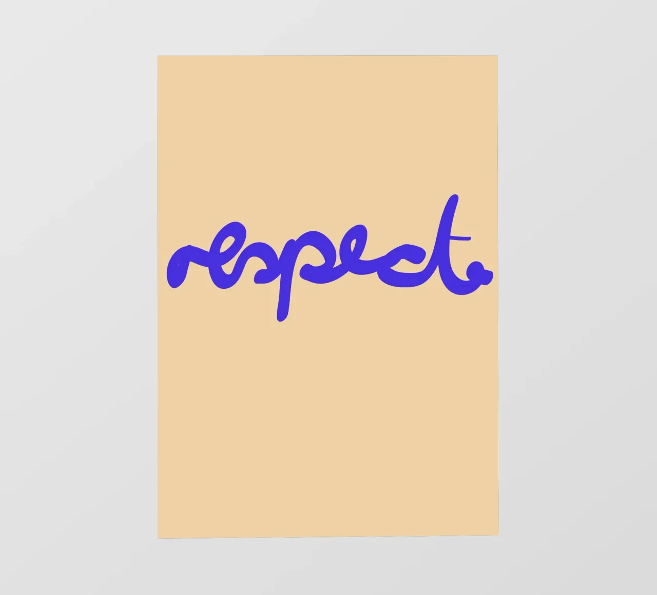 respect. (mehrere Varianten verfügbar) pellicola backlit da FRICKE DESIGN