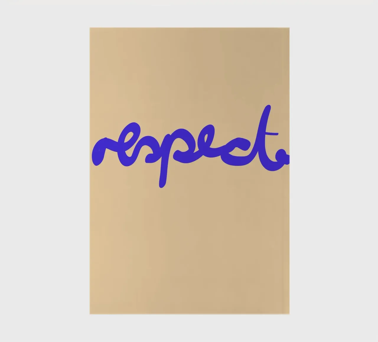 respect. (mehrere Varianten verfügbar) notebook by FRICKE DESIGN