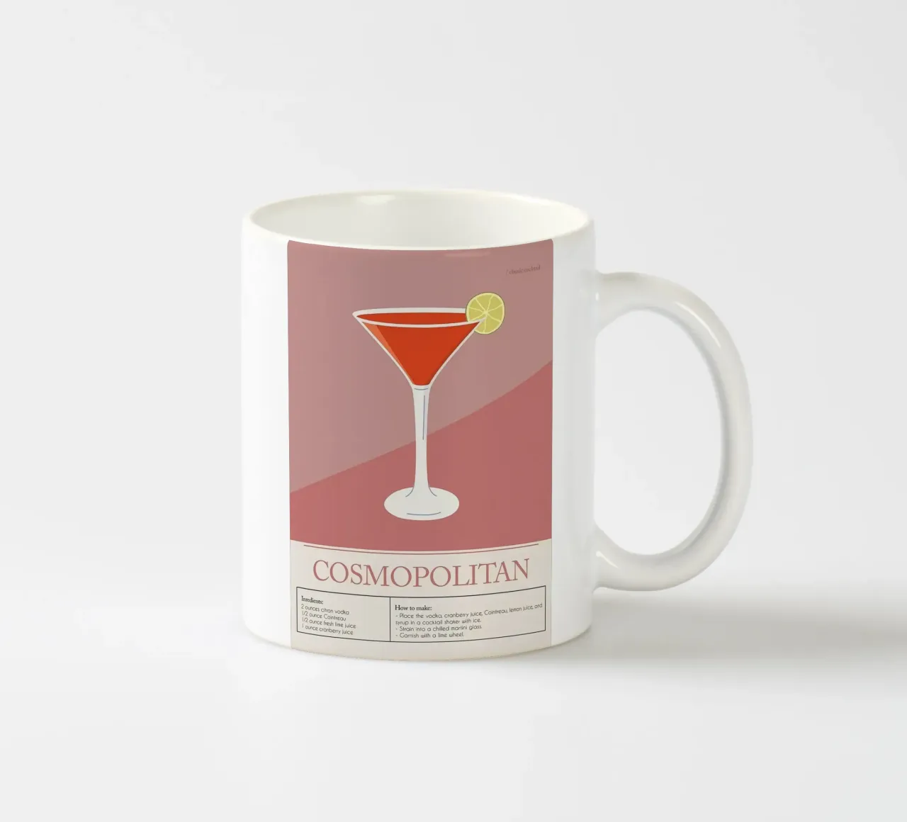 Cocktail Cosmopolitan tazza in ceramica da Mildred Store