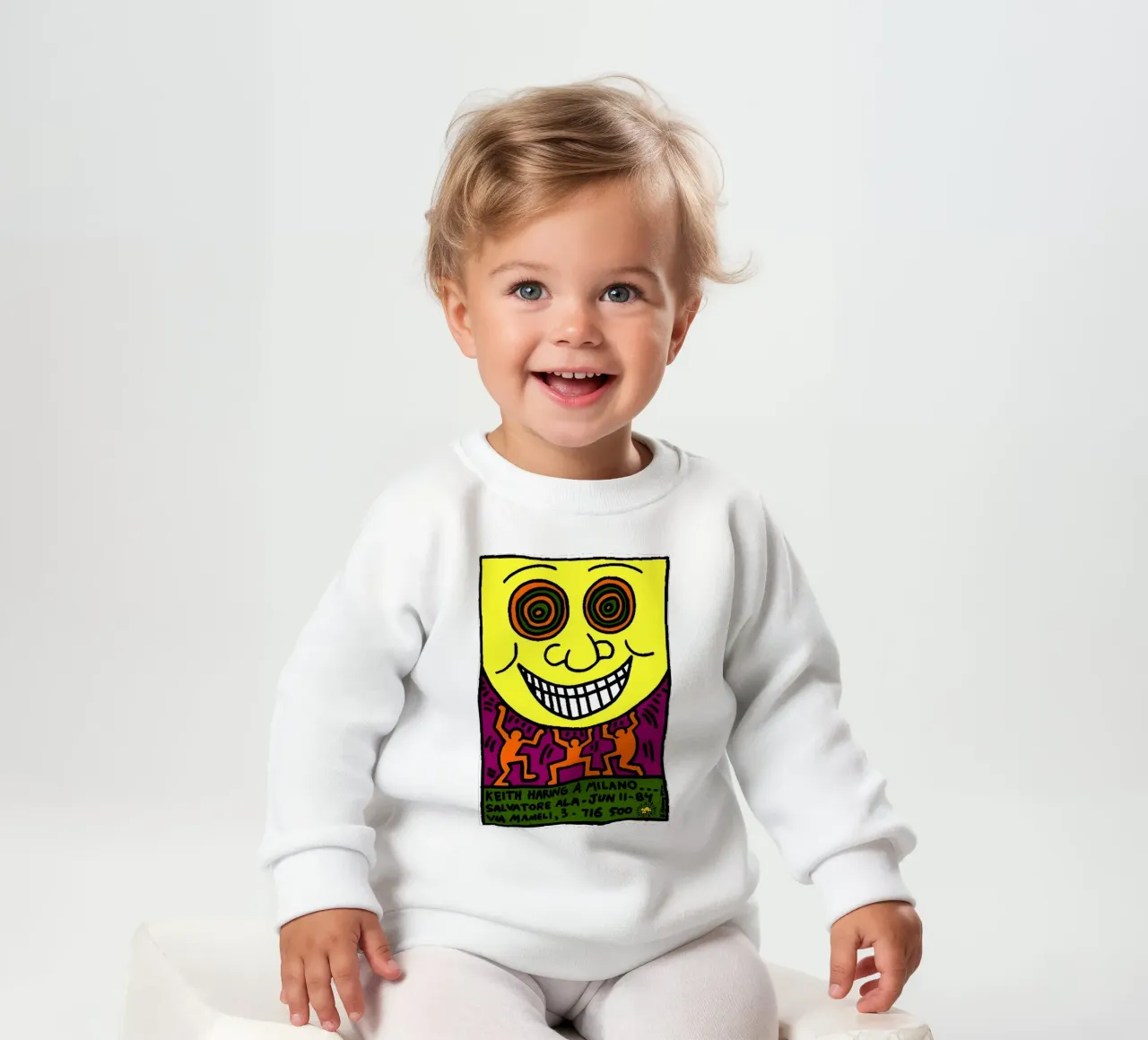 KH - Sorriso felpa neonato da SRI WEDARI GALLERY