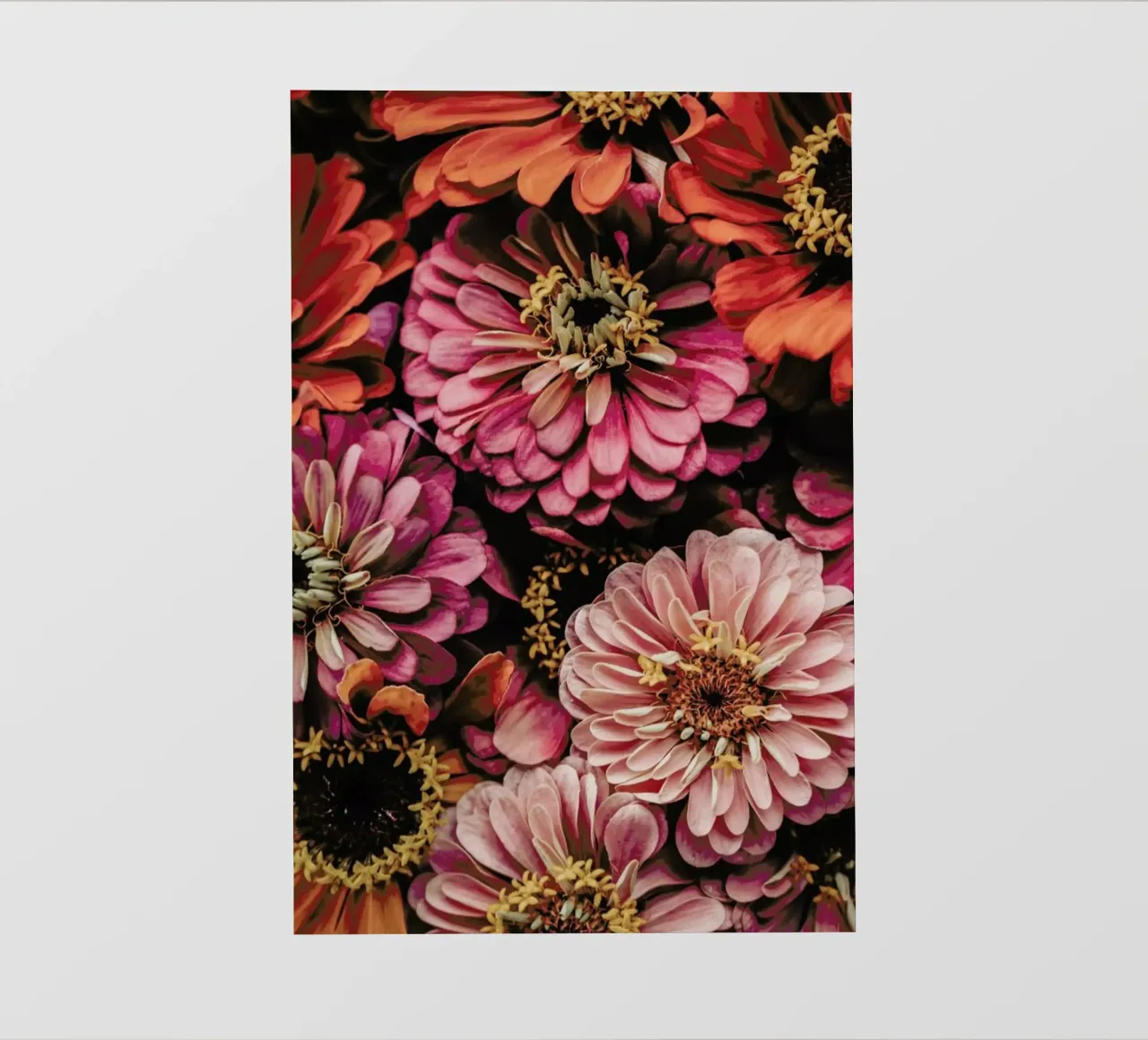 Bouquet di fiori colorati telo in pvc da Ingrid Beddoes