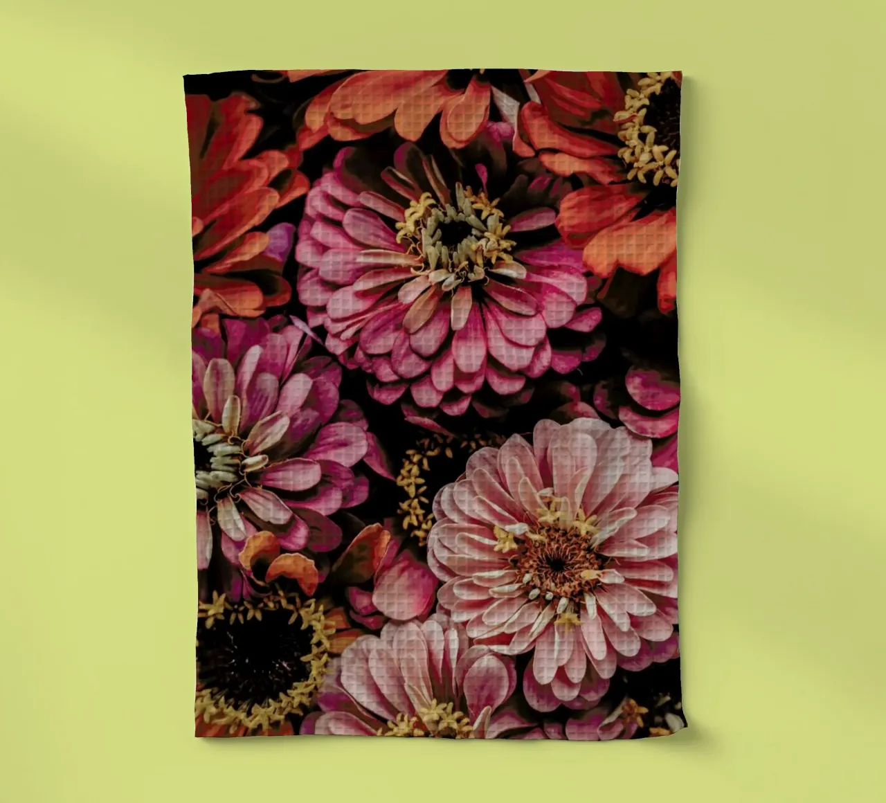 Bouquet di fiori colorati canovaccio da cucina da Ingrid Beddoes