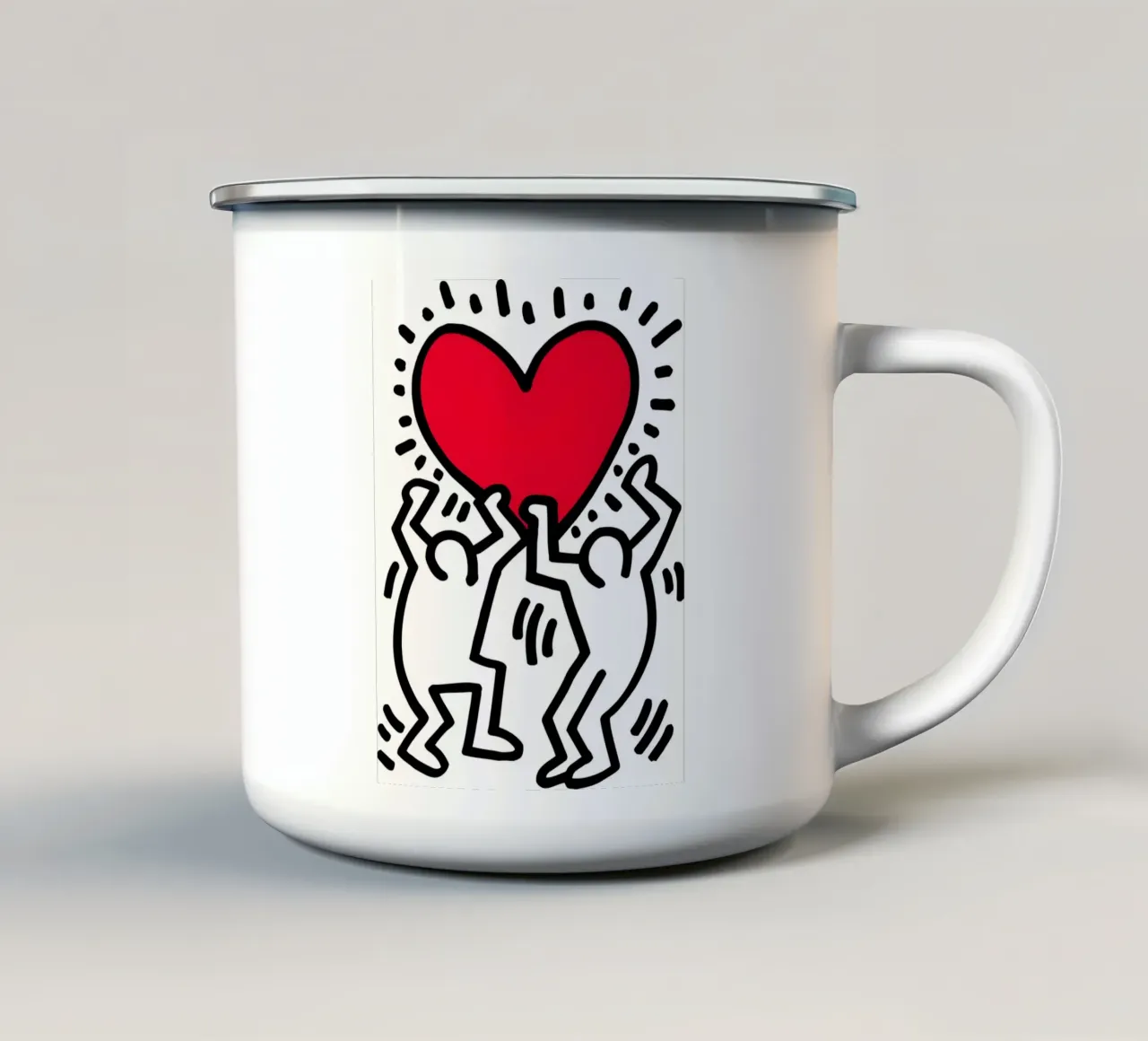 KH - Amore tazza in smalto da SRI WEDARI GALLERY