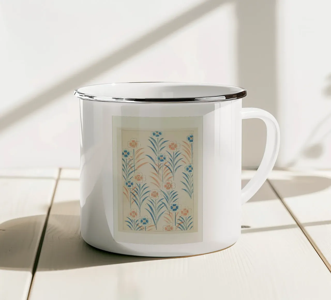 Shin-Bijutsukai - In Bloom enamel mug by Vintage by JUNIQE