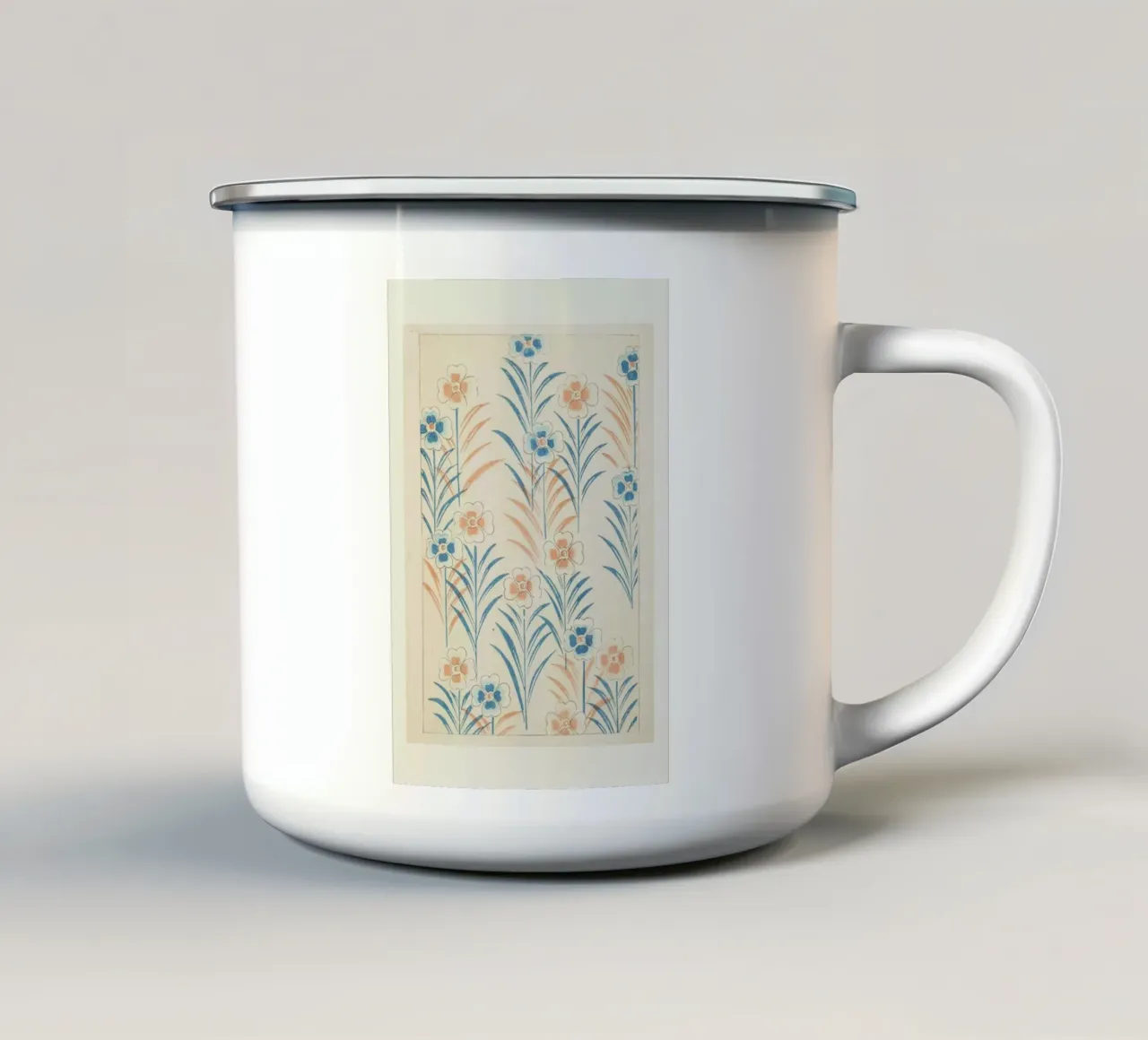 Shin-Bijutsukai - In Bloom enamel mug by Vintage by JUNIQE