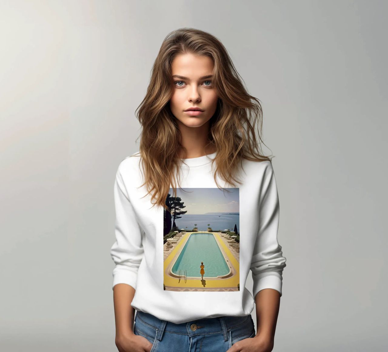 Piscina Retro Cannes sudadera de alan Shop