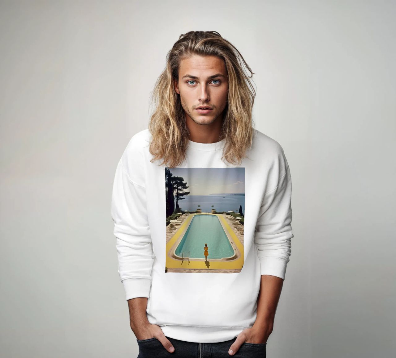 Piscina Retro Cannes sudadera de alan Shop