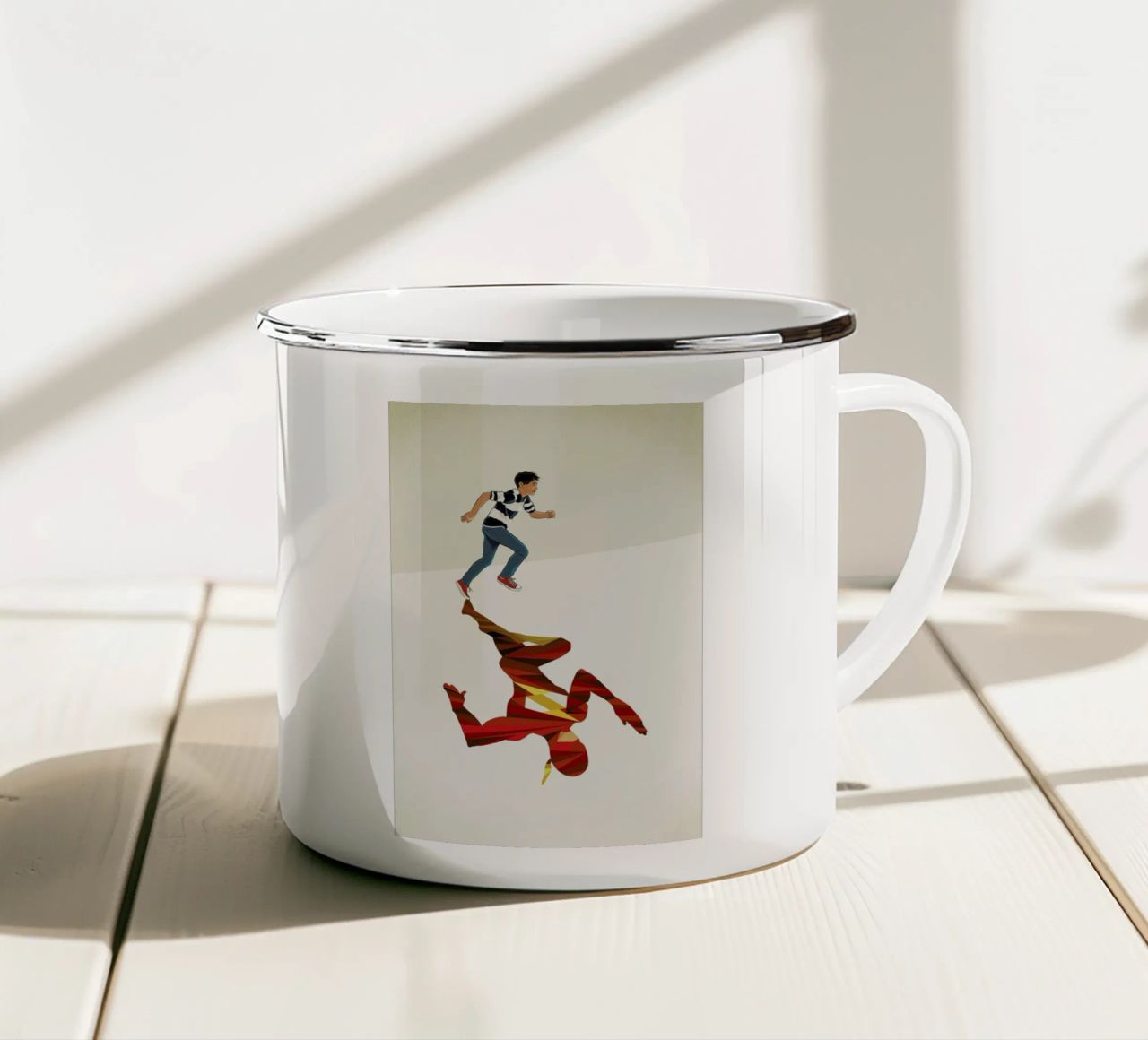 Super Shadows Scarlet Speedster 2 tazza in smalto da Jason Ratliff
