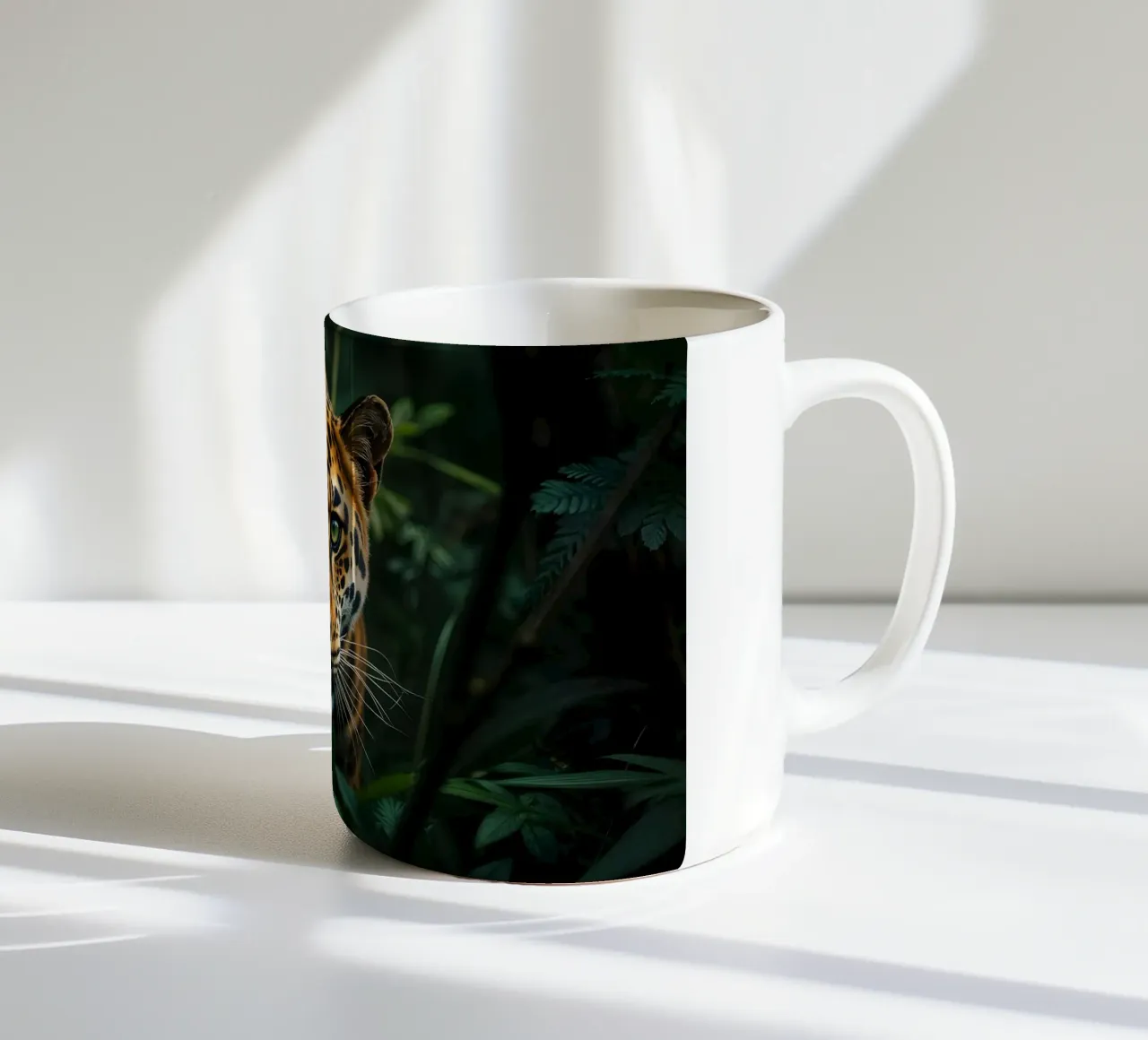Giaguaro nella fitta giungla tazza in ceramica da Wild Beauty