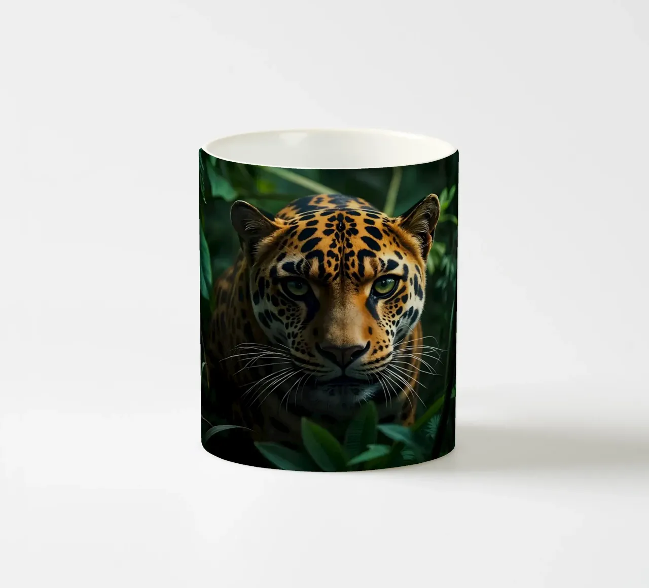 Giaguaro nella fitta giungla tazza in ceramica da Wild Beauty