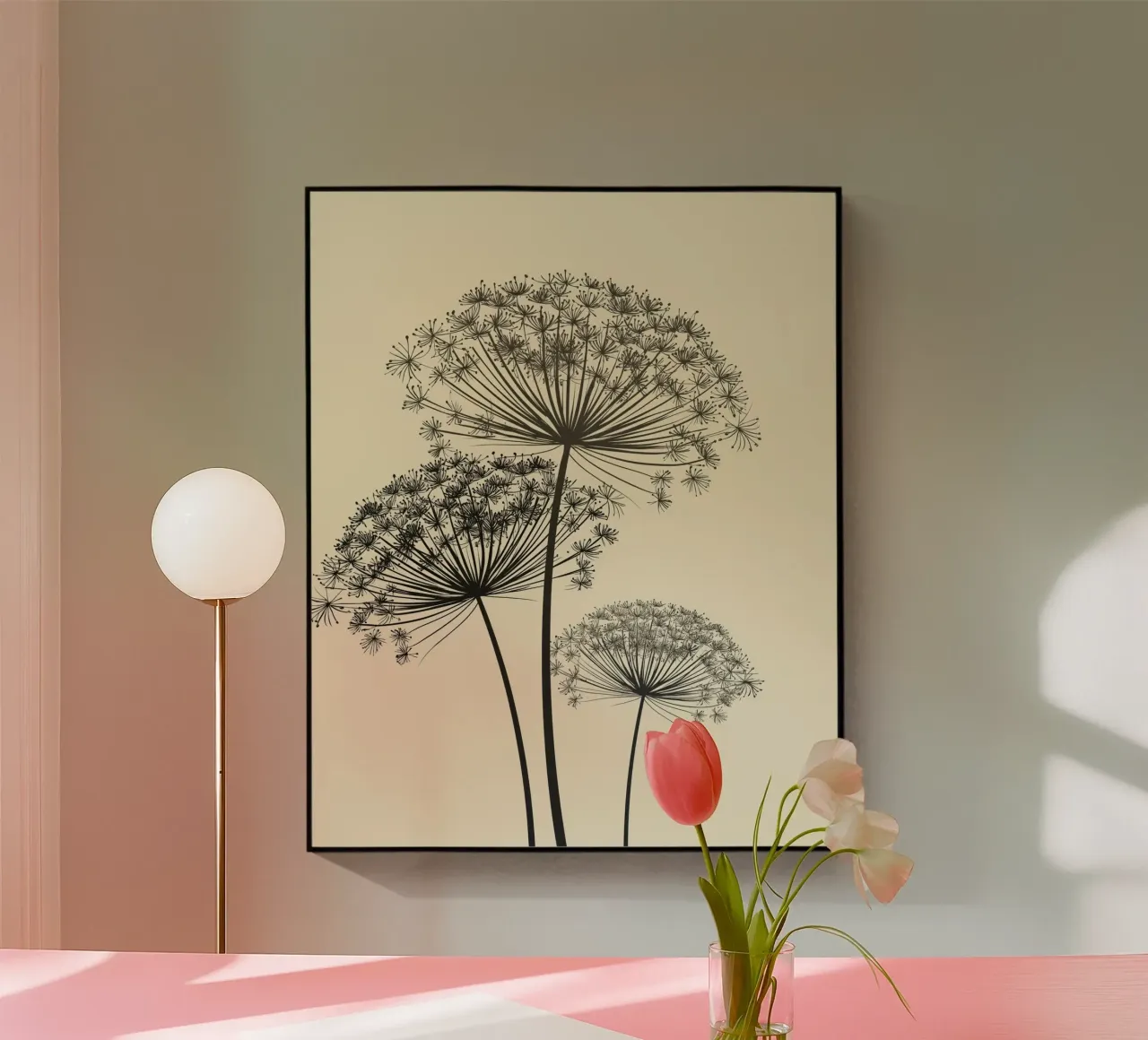 Allium acrylic glass by Imagine