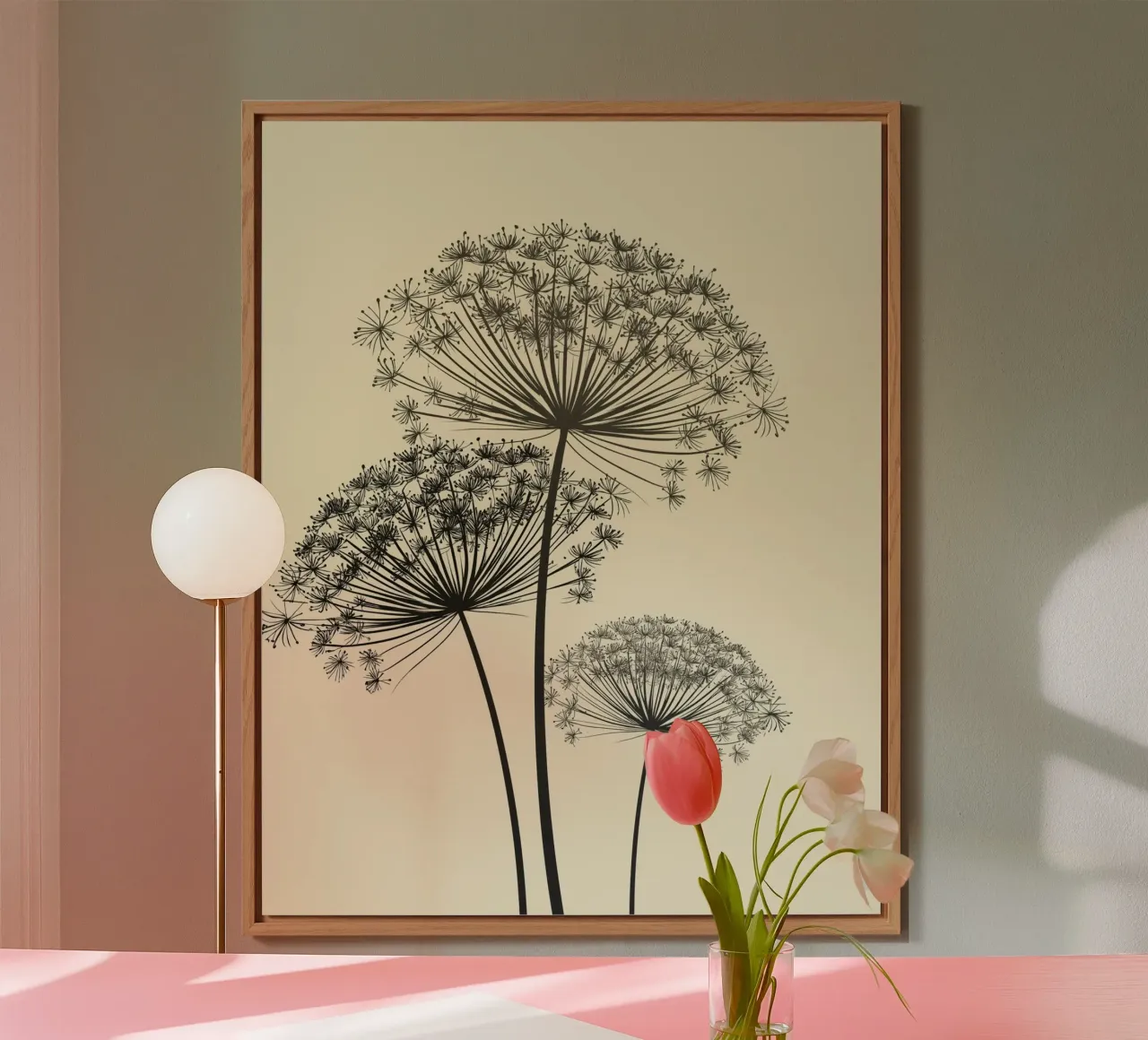 Allium alluminio dibond da Imagine