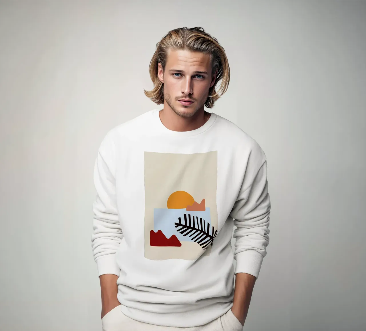 Sunset II sweatshirt by Pure