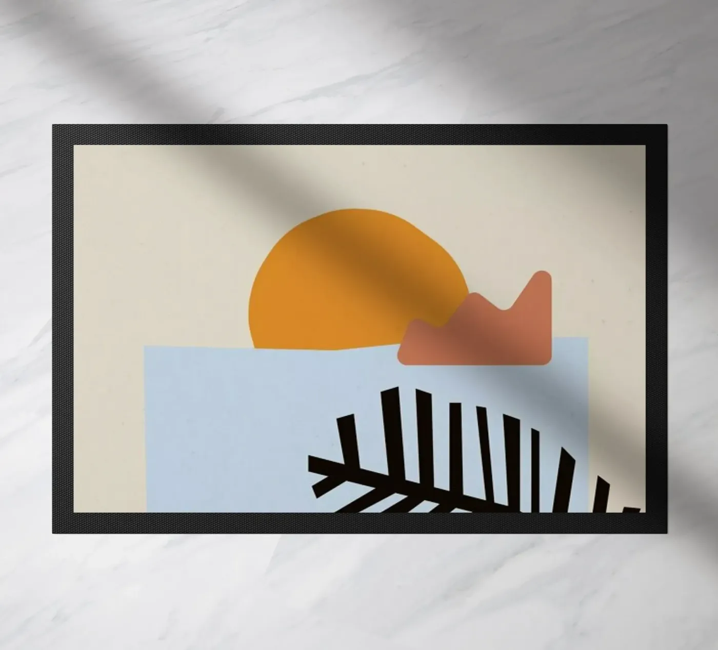 Sunset II deurmat van Pure