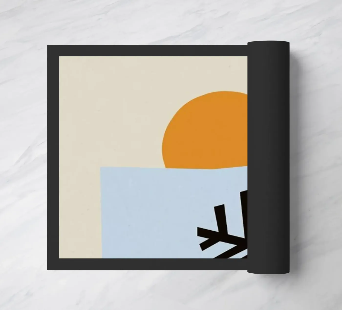 Sunset II deurmat van Pure