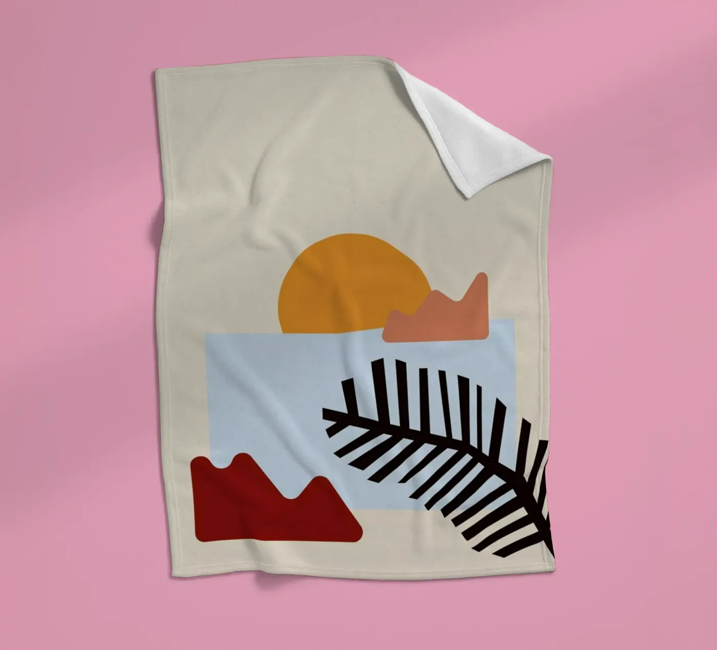 Sunset II Fleecedecke von Pure