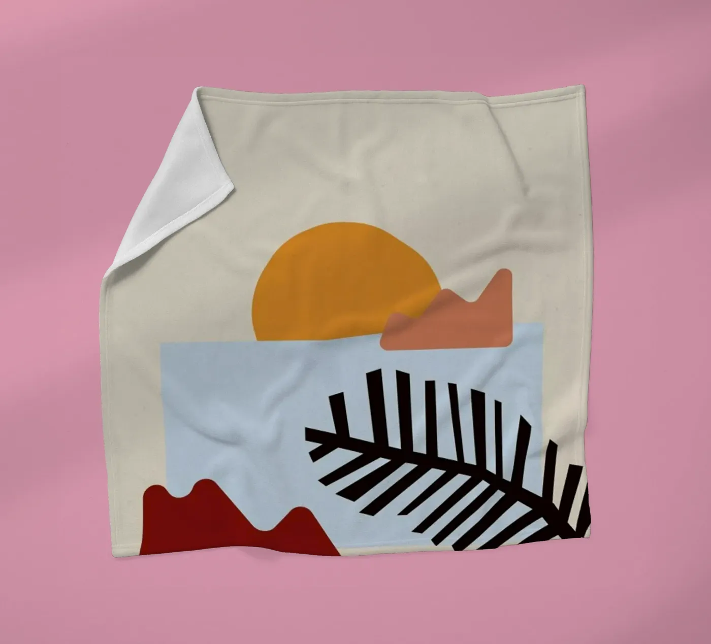 Sunset II Fleecedecke von Pure