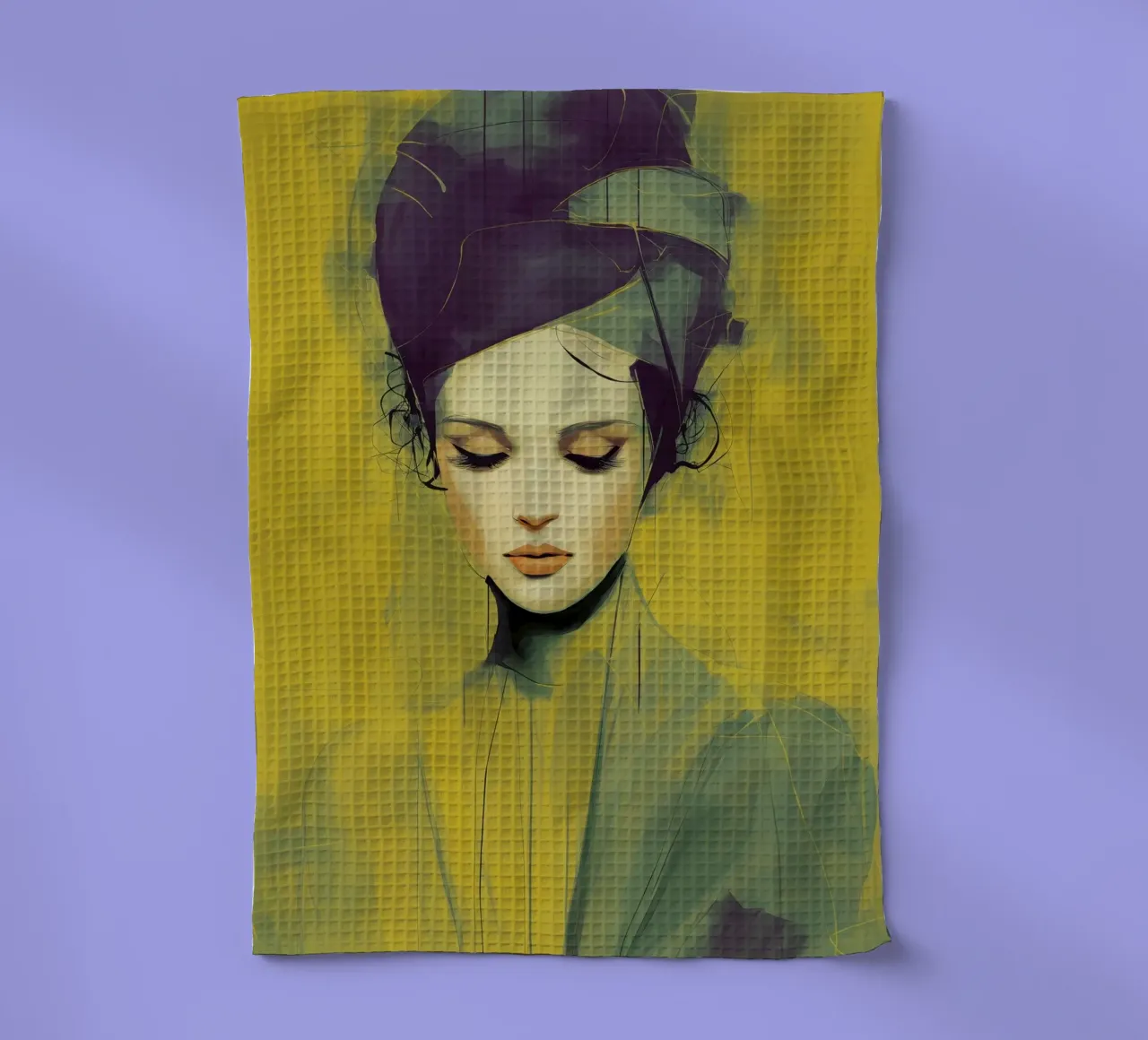 Portrait d'une femme torchon de Imagine