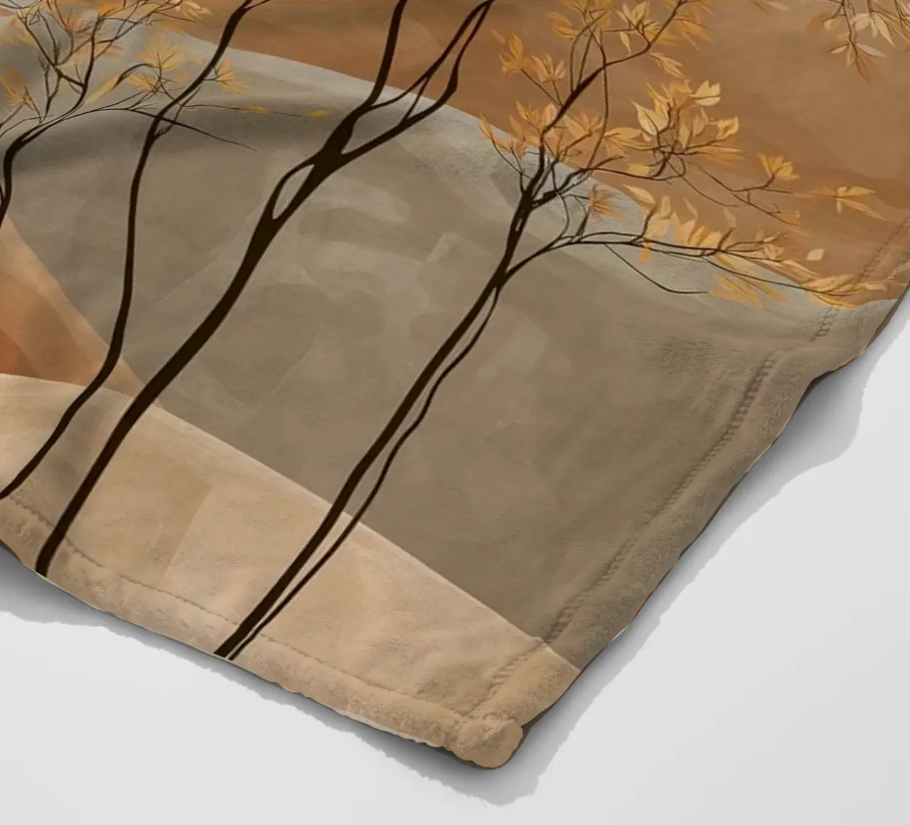 Tramonto in Giappone coperta in pile da Imagine