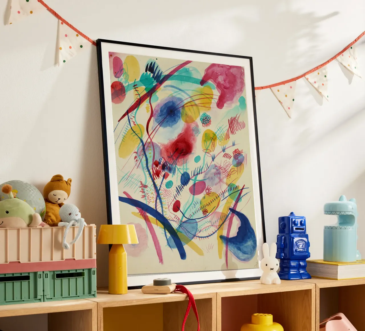 Wassily Kandinsky - Sans titre poster de Second Canvas
