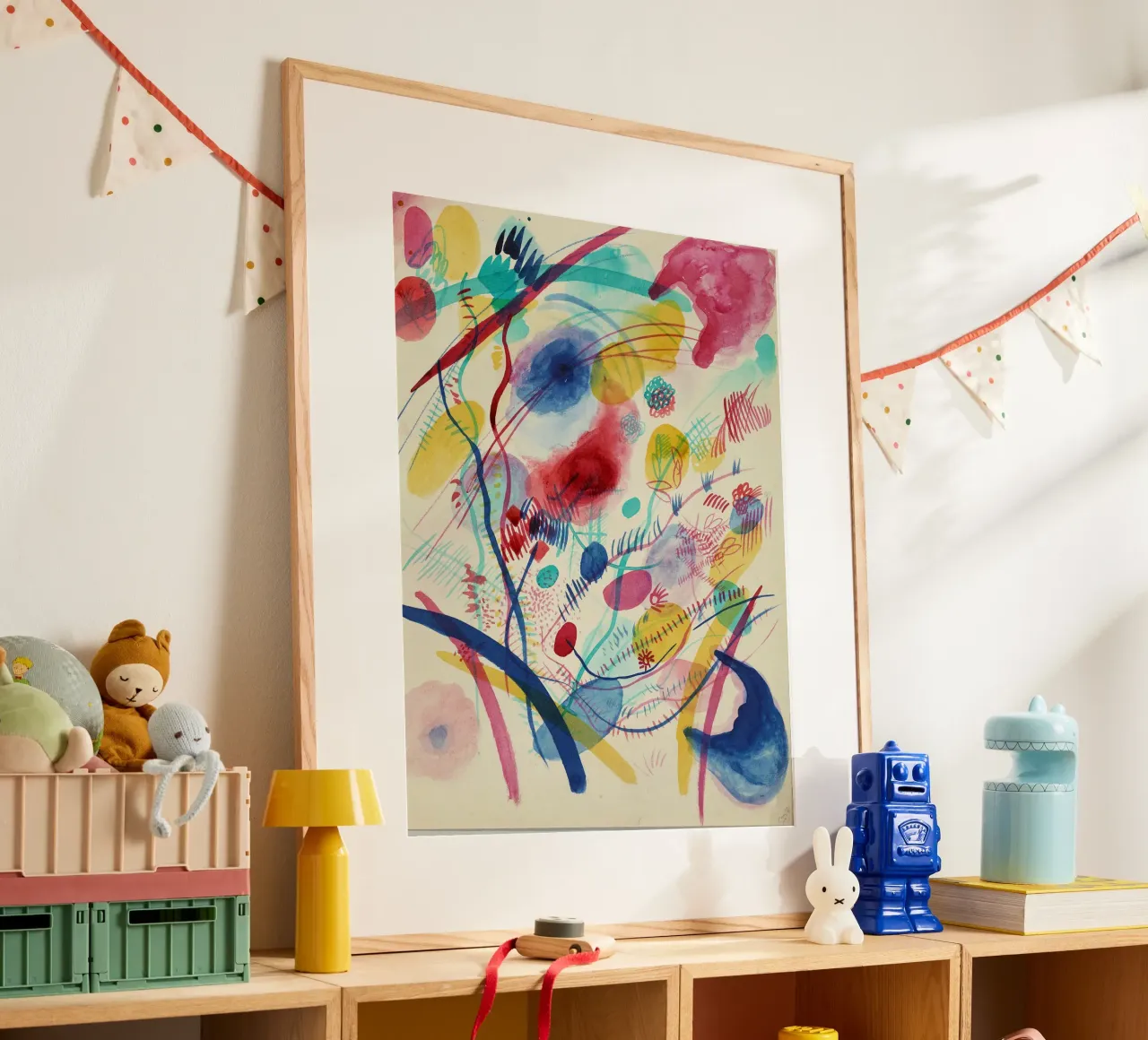 Wassily Kandinsky - Sans titre poster de Second Canvas