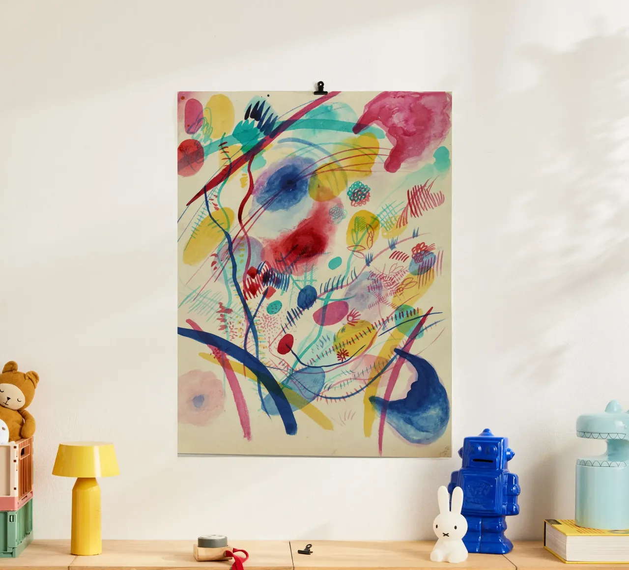 Wassily Kandinsky - Sans titre poster de Second Canvas