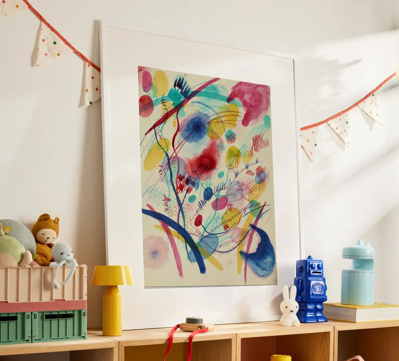 Wassily Kandinsky - Sans titre poster de Second Canvas