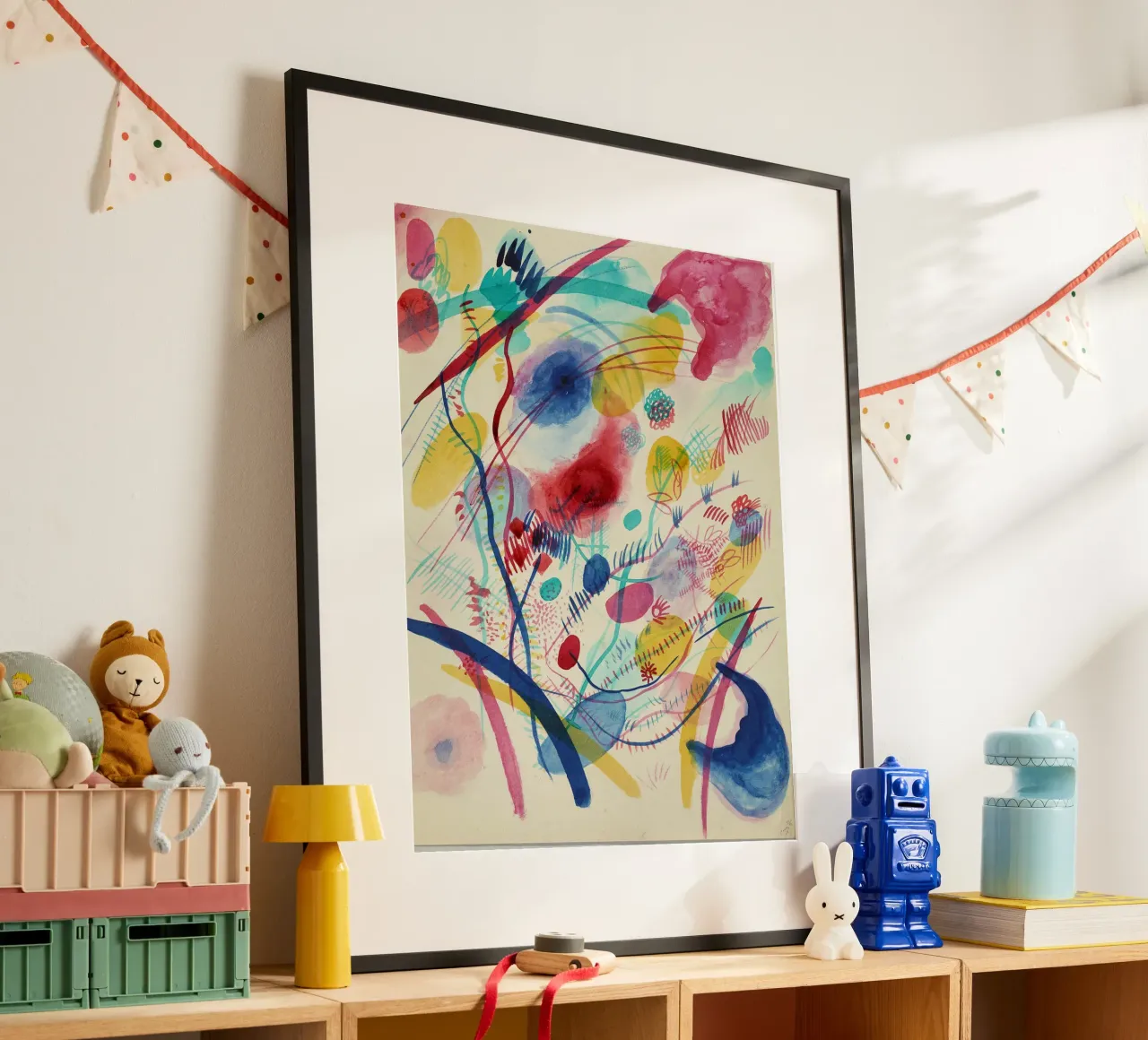 Wassily Kandinsky - Sans titre poster de Second Canvas