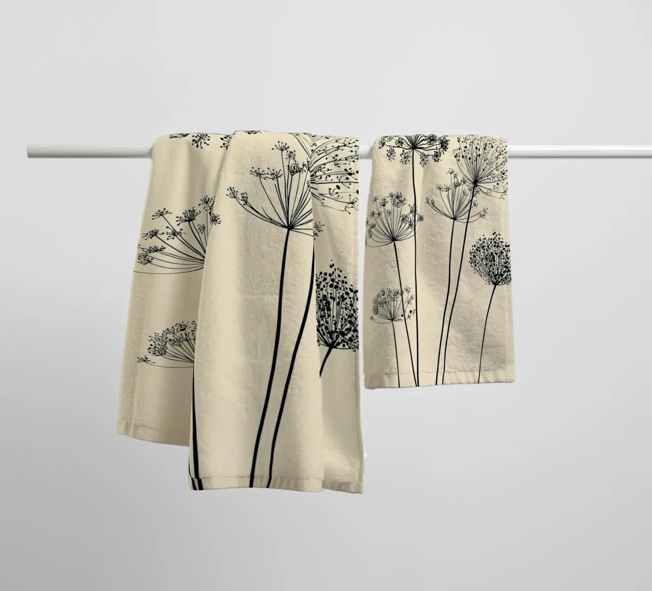 Fiori secchi asciugamano da bagno da Imagine