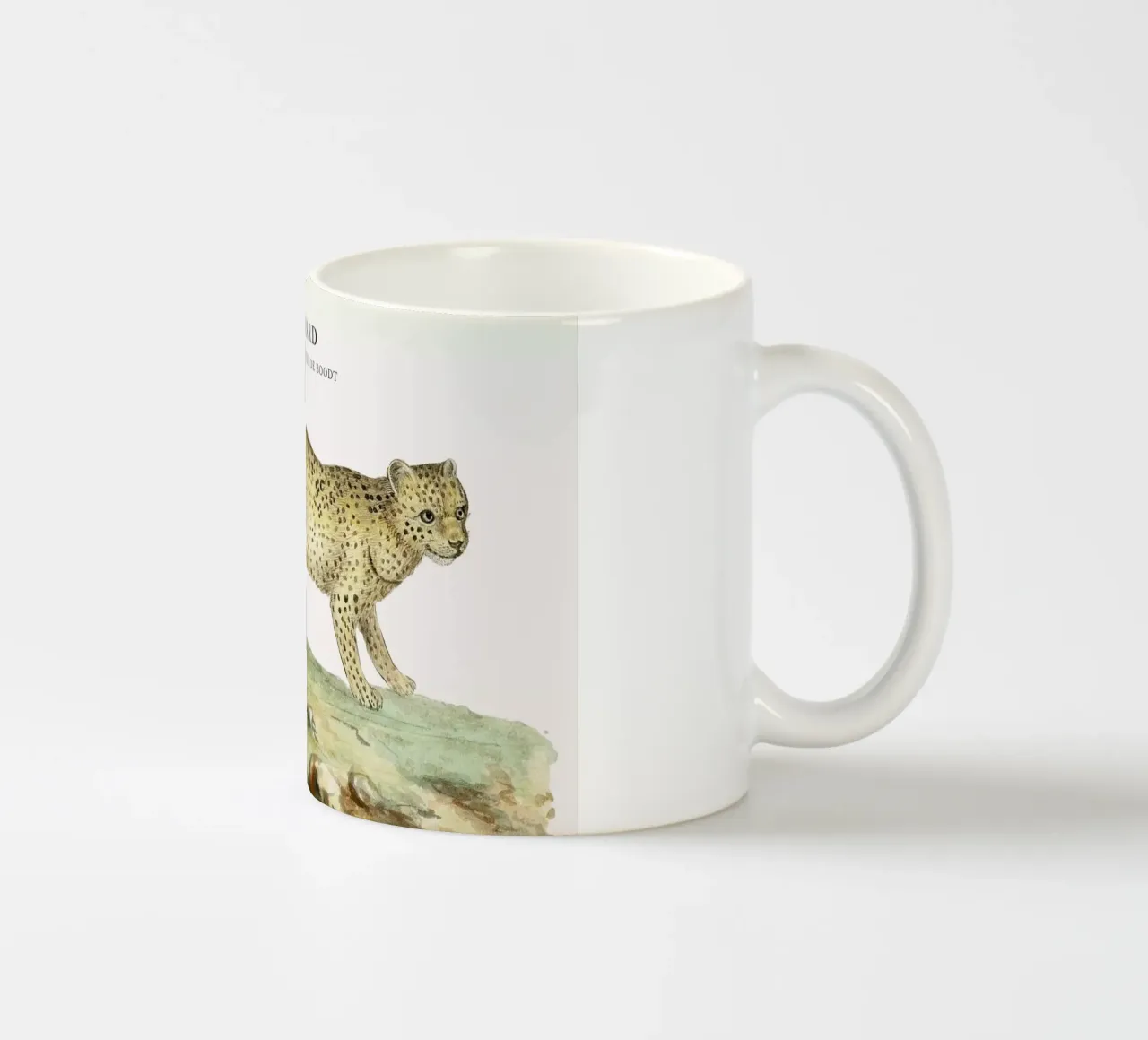 Anselmus Boëtius de Boodt - Leopard tazza in ceramica da Vintage by JUNIQE