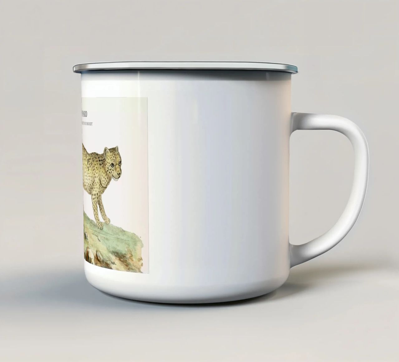 Anselmus Boëtius de Boodt - Leopard tazza in smalto da Vintage by JUNIQE