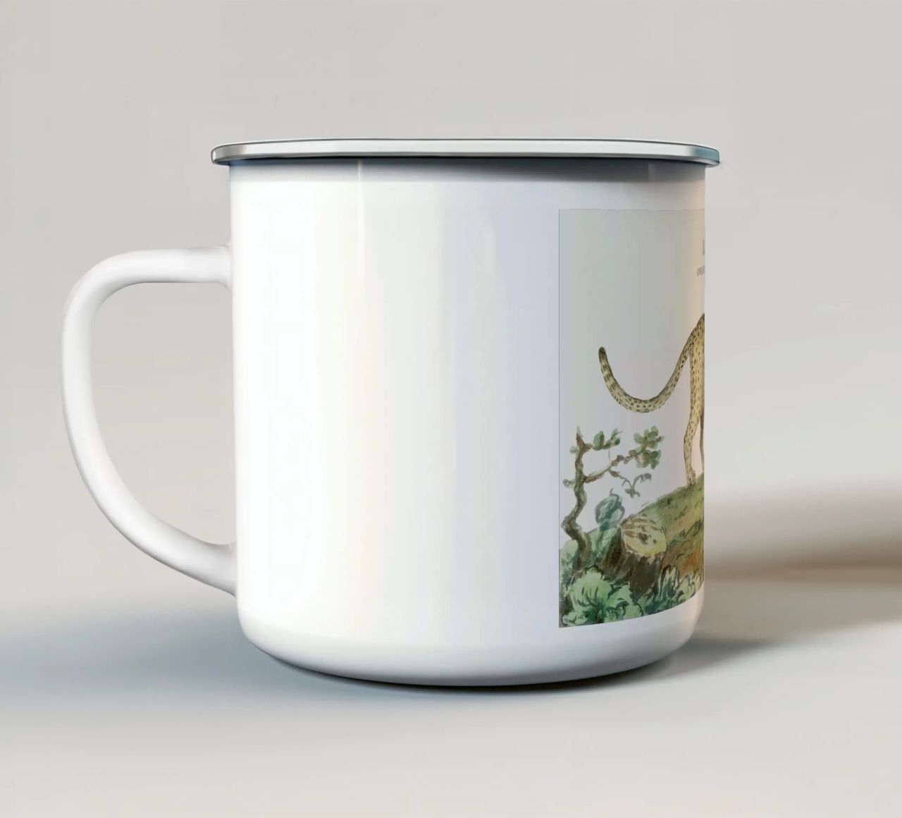Anselmus Boëtius de Boodt - Leopard tazza in smalto da Vintage by JUNIQE